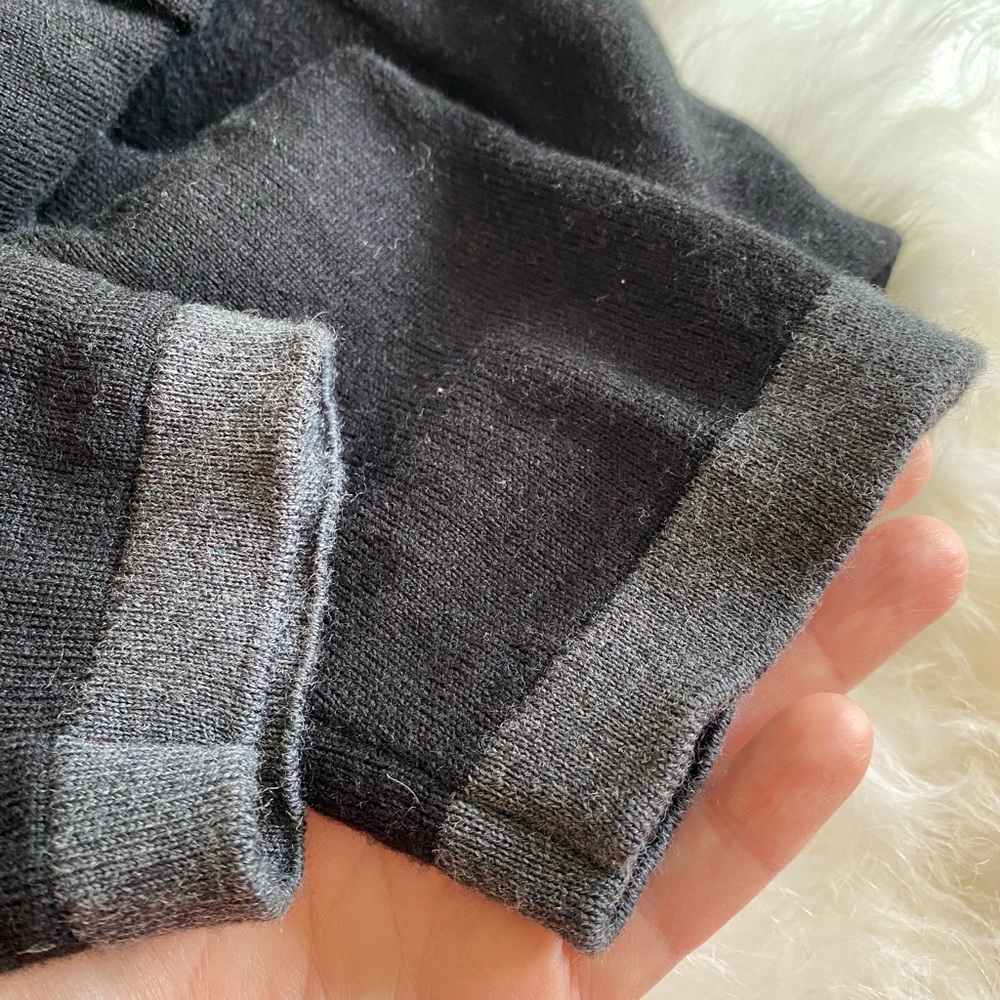 Euc - Dale of Norway Sonja  Black Cardigan - XL, Extra-fine Merino Wool - Picture 6 of 9